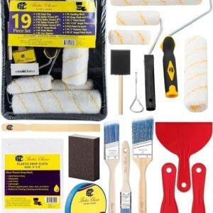 Complete Paint Roller Kit with Extension Pole & Carry Bag